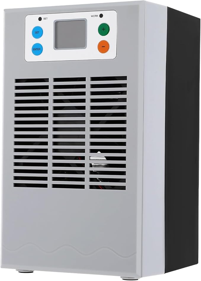 Aquarium Chiller Water Cooler, 30L/7.93GAL Fish Tank Chiller Aquarium Cooler, 100W Fish Tank Cooling Heating Machine with LED Screen for Fish, Axolotl, Shrimp