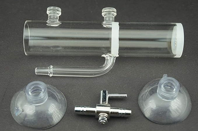 AUXPhome Aquarium Crystal Cherry Red Shrimp Egg Incubator Tumbler, Glass, 20mm, Shrimp Hatchery, Mouth-Brooding, Pneumatic, Egg-Rocker