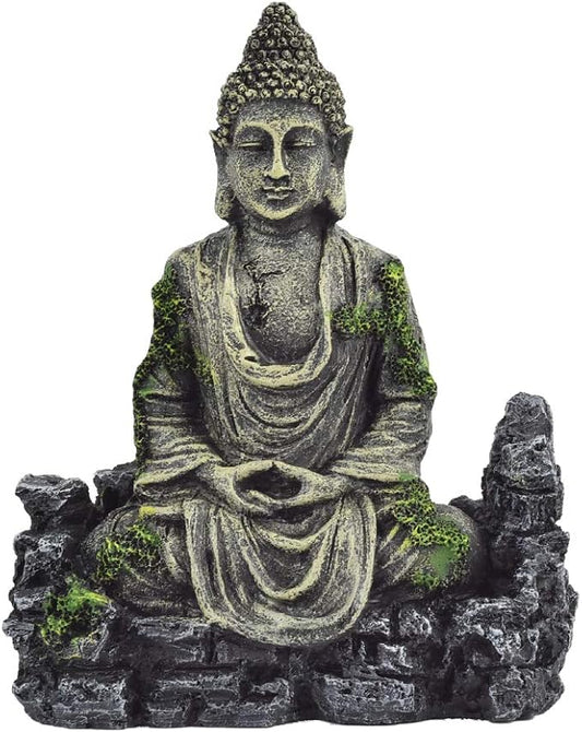 OMEM Fish Tank Decorations Buddha Statue Aquarium Ornaments