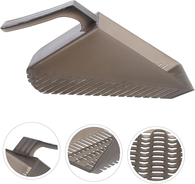 Sosoport Multi-Function Fish Tank Sand Shovel Plastic Aquarium Cleaning Tool for Sediment Removal for Household Use Wear-Resistant Design