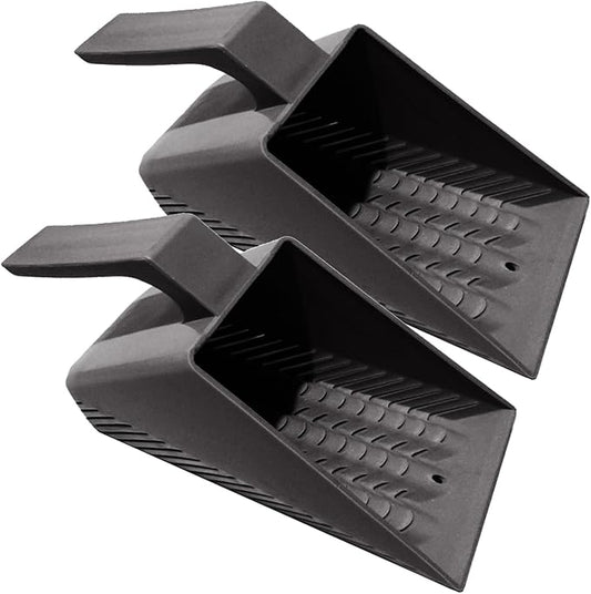 2 Pcs Aquarium Sand Shovel Plastic Gravels Strainer Substrate Sand Scraper Ergonomic Handle Sifter for Fishtank Garden Aquarium Sand