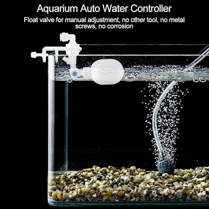 POCREATION Aquarium Auto Top Off System, Adjustable Water Filler Controller for Freshwater & Saltwater Tanks