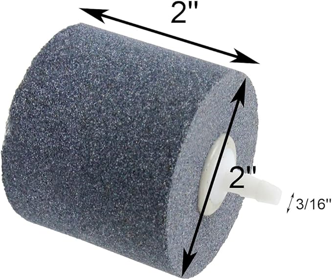 AQUANEAT Aquarium Air Stones 2x2 inch 10 pcs, Aerator Bubble Diffuser, Air Pump Accessories for Hydroponic, Pond, Aquarium Fish Tank