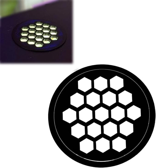 Aquarium Cover Lid for Feeding Port and Cable Hole Protection with Vented Honeycomb Options Compatible with Juwel (Vented)