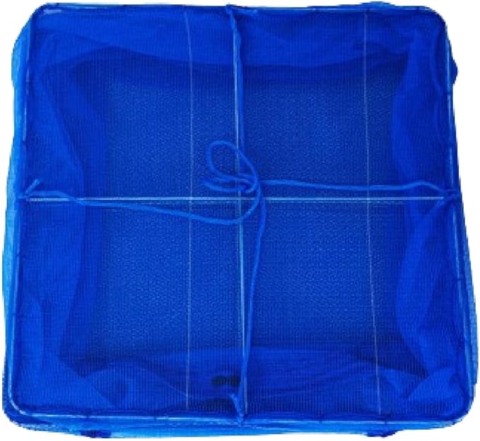 HERCHR Foldable Fish Drying Net, Collapsible Laundry Rack Net with Zippers 3 Layers Meat Drying Net Drying Rack Net Folding Fish Mesh for Shrimp Fish Fruit Vegetables