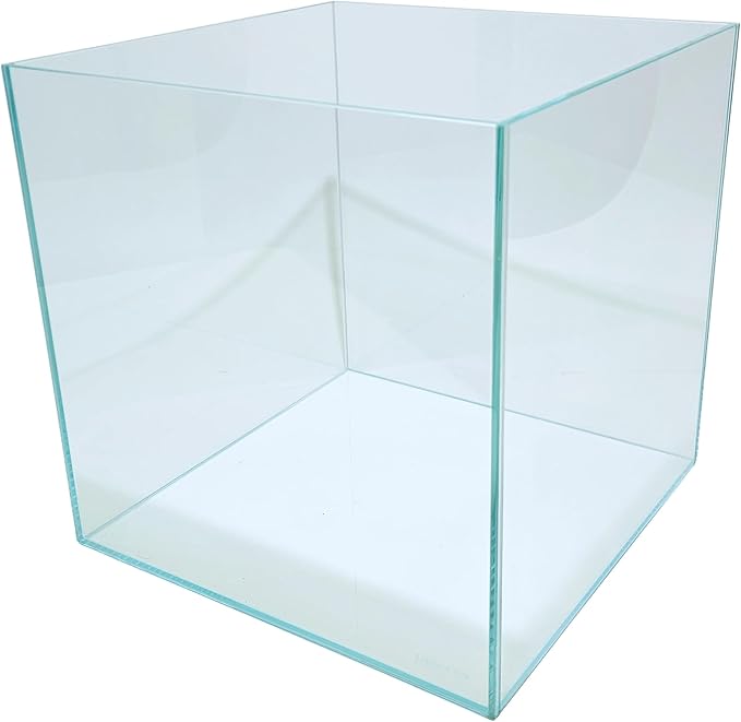 Lifegard Aquariums - 12 Gallon Cube Low Iron Ultra Clear Glass Tank 5mm - 14.52''X14.52''X14.52''