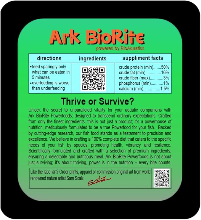 (4oz, Barb Fish) Fish Food Species Specific - All Natural - Science Based Formula - Cleaner Water - Nutritional Powerfood for Special Fish Breeders, No Fillers