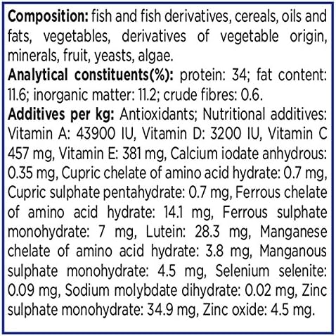 AQUARIAN Complete Nutrition Goldfish Food Flakes, 25g