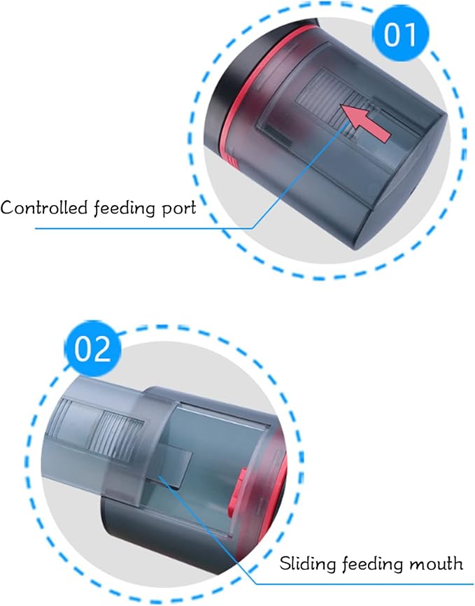 200ml Automatic Aquarium Fish Feeder, Adjustable Multifunctional Electric Fish Food Dispenser for Fish Tank - Large Capacity, Programmable Timer Feeding, Ideal for Fish Tank