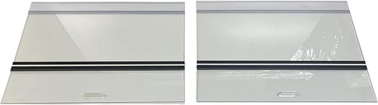 48x18 Aquarium Lid 2 Piece Set – ML/Perfecto (22 3/4" x 16 5/8" x 3/16" H) Glass Top for 75/90/110 Gallon Tank with Center Brace ML