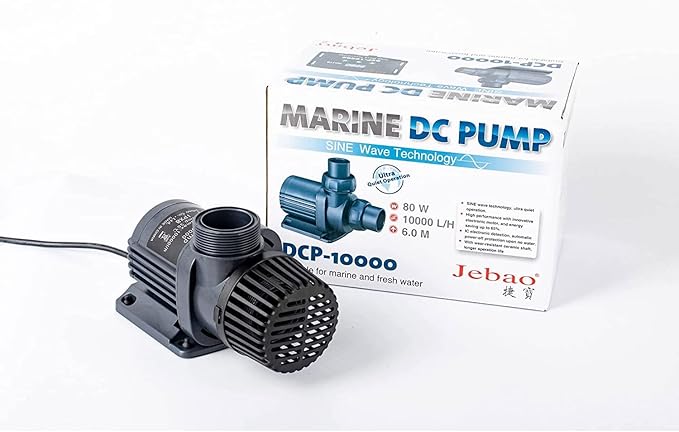 Jebao Jecod DCP-10000 Sine Wave Water Return Pump for Reef Tank upgrade DCT-10000 19.6FT 80W