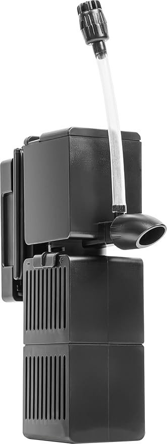 Sicce Shark Pro Nano 250 Internal 65 GPH Aquarium Power Filter up to 13 Gallon Aquariums | Quiet Spray Bar Mini Fish Turtle Pond Tank