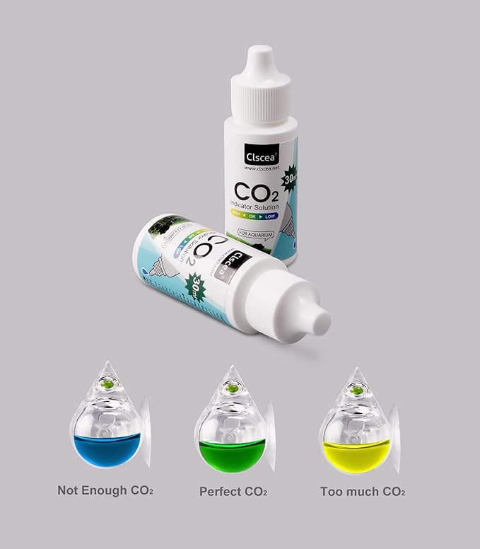 CO2 Indicator Solution Drop Checker Solution for Aquarium 60ml
