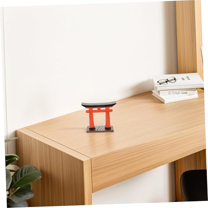 UKCOCO Miniature Shinto Gate Garden Decor Japanese Style Fish Tank Ornament Zen Micro Landscape Prop for Aquarium and Sand Table Decoration