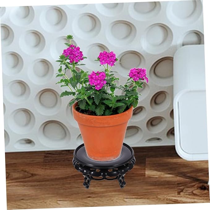 SUPVOX Resin Tray Pedestal Stand for Vase Aquarium Flower Pot Statue Decorative for Home Decoration and Display Ornaments