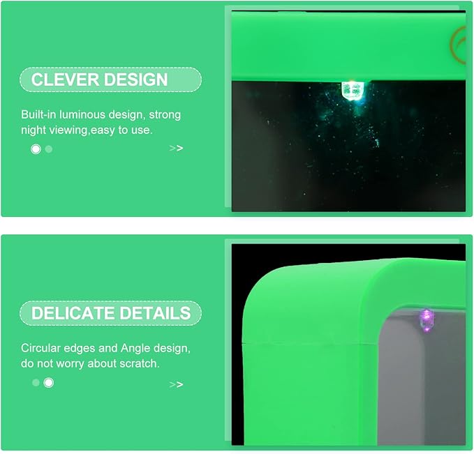 POPETPOP Betta Fish Tank with Detachable Design and Led Light Creative Small Aquarium for Fish Shrimp and Turtles for Home Decor and Breeding
