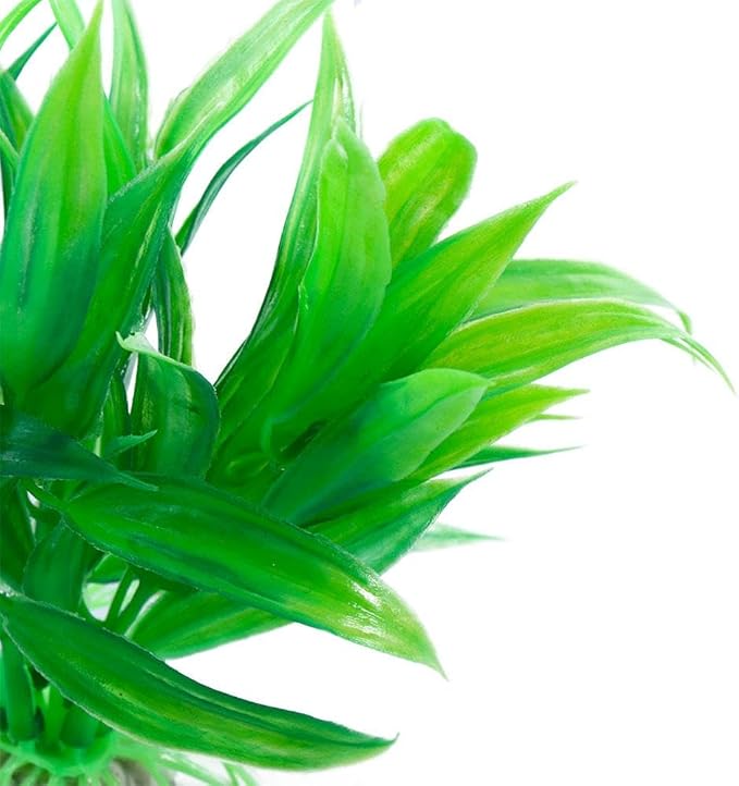 Kopida Artificial Aquarium Plants Plastic Water Grass, Small Size 5 inch Fake Plants Fish Tank Decorations Home Decor Aquarium Accessories