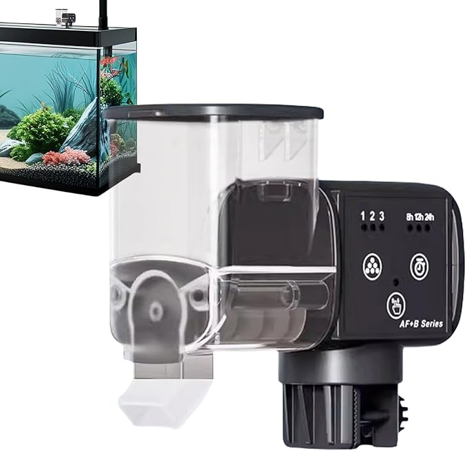 Aquarium Fish - Automatic Waterproof Food Dispenser with Timer, Automatic Fish Feeder | for Travel, Pond, Home, Holiday, Weekend, Betta, Turtle