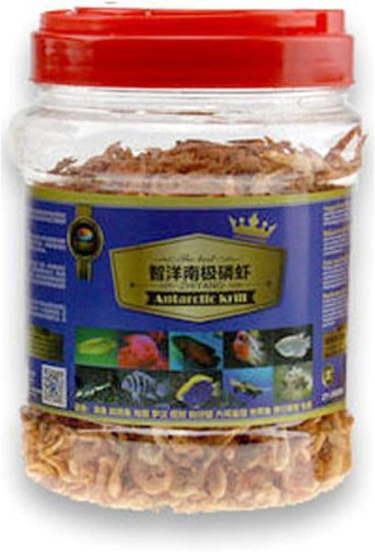 2000ml Turtle Food Freeze Dried Krill Aquarium Pond Fish Food Floating Shrimp Carnivore Koi Tropical Cichlid Turtle Feed (2000ml)