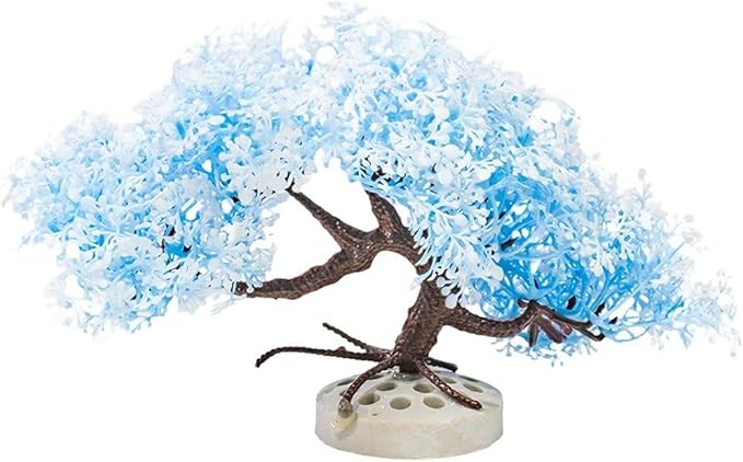 Sanfly Artificial Aquarium Plants, Fake Aquarium Aquatic Plant Cherry Blossom Aquarium Fish Tank Simulation Aquatic Aquarium Tank Accessories
