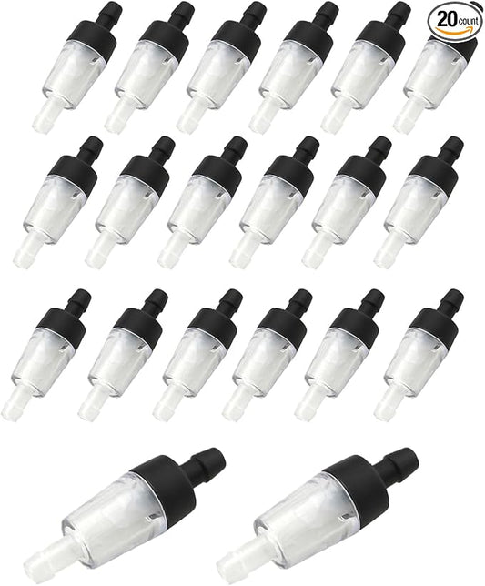 20pcs Aquarium Air Pump Check Valves Air Line Valve Aquarium Air Pumps One Way Non-Return Check Valve for Fish Tank