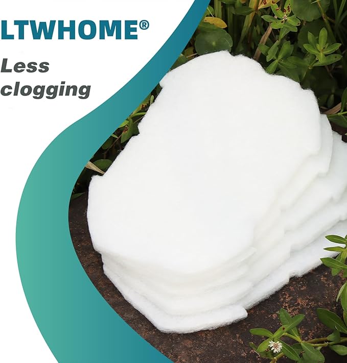 Polymer Wool Pads Fit for Blagdon Inpond All-in-One 300 600 900 Filter (Pack of 12)