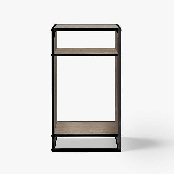 LANDEN Brown Metal Frame Stand, Three-Shelf for Fish Tanks up to 20 Gal, 45x45x80cm (17.7x17.7x31.49 in), for Fish Tanks and Reptile Terrariums, Home & Office Use