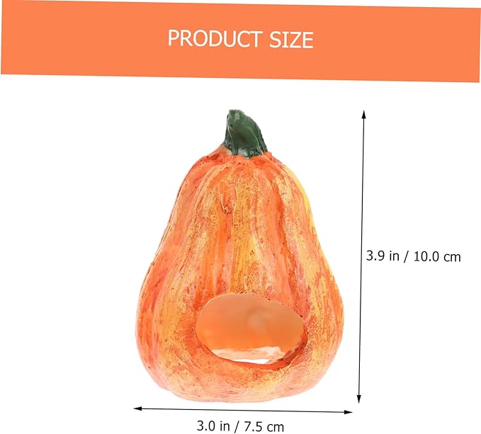 LIOOBO 2pcs Fish and Shrimp Hideout House Fish Tank Cave Lovely Cave Aquarium Halloween Decorations Betta Toys Shrimp Aquarium Supply Glass Decor Resin Hollow Breeding Tank