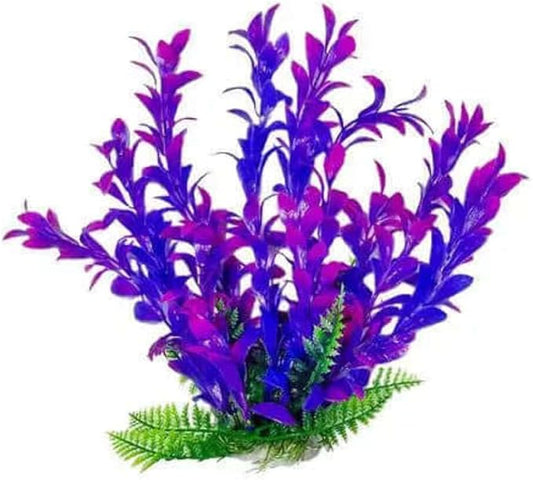 Aquatop 9-Inch Hygro-Like Aquarium Plant with Weighted Base – Fish Tank Decorations, Plant Accessories & Aquarium Décor, Colorful Scenery for Natural Environment, No Maintenance, PD-BH17