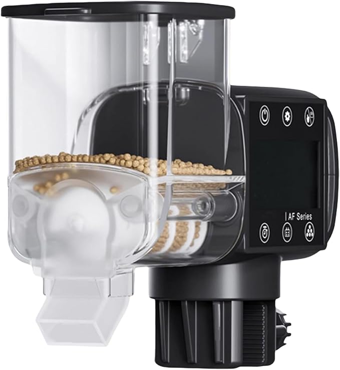 Automatic Fishtank Feeder Digital Timer Control Quiet Feeding Device for Feeding Easy Maintenances Feeder Automatic Food Dispenser