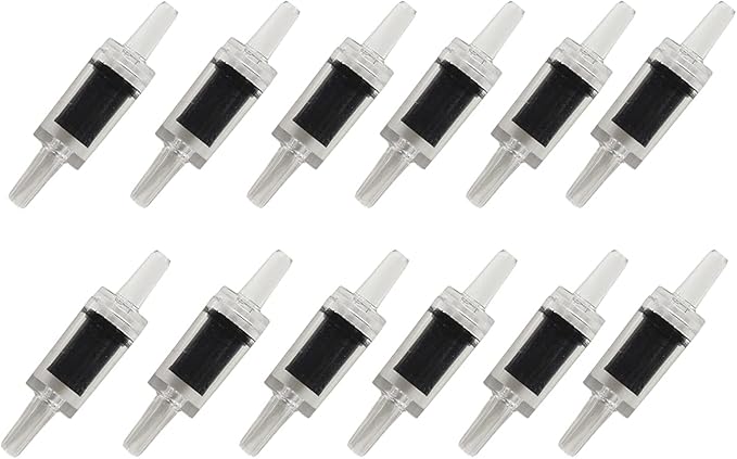 ALEGI 100 Feet 3/16 Inch Standard Aquarium Silicone Airline Tubing with Check Valves, Suction Cups and Connectors for Fish Tank, Hydroponics