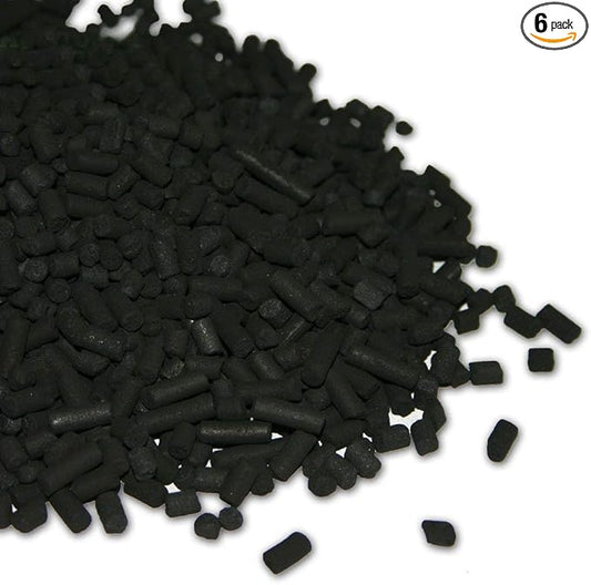 6 lbs Bulk Carbon Charcoal Filter Media Pellets for Aquarium Fish Tanks
