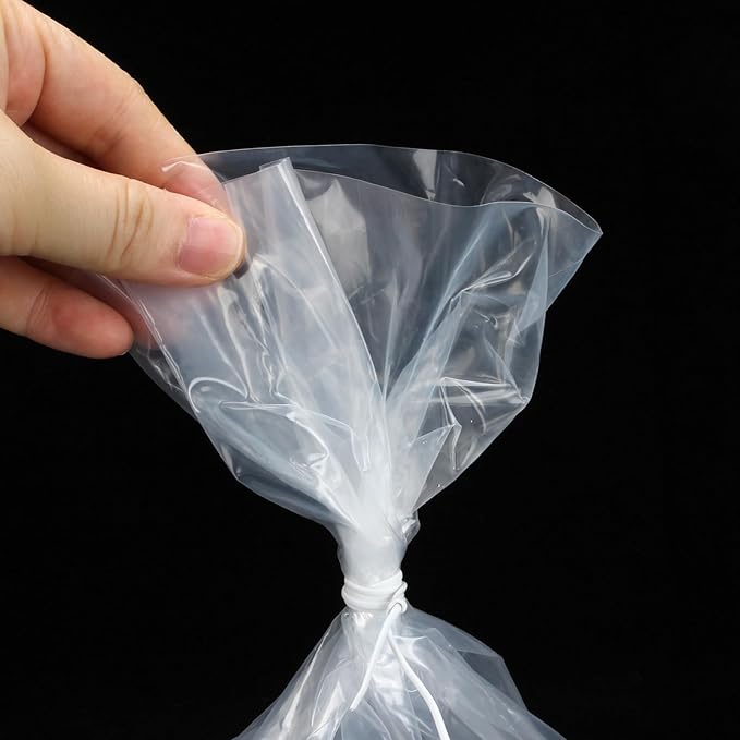 50 Pack Clear Live Fish Transport Bags, 14x8 Inches Aquarium Bags 3.15 Mil Extra Thickness Transporting Shipping Double Seal Containers for Small Live Fish Shrimp