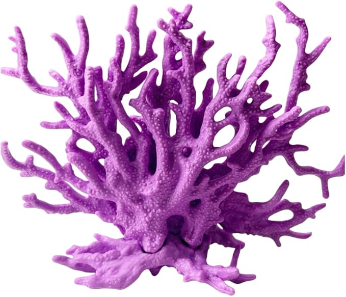 Fish Tank Decorations,Aquarium Corals Decoration, Aquarium Ornaments, Fish Tank Coral, Aquarium Corals Decoration, Fish Decorations for Aquarium (Purple, Medium)