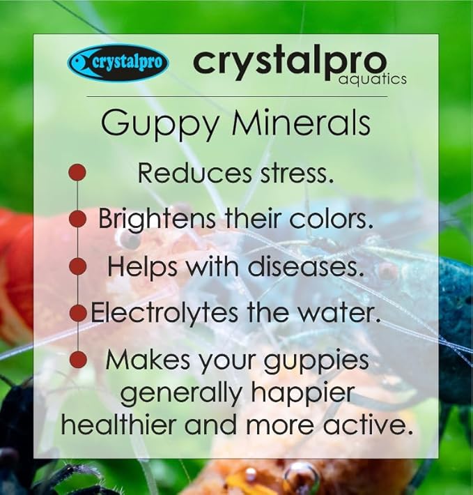 Guppy Aquarium Complete Care Bundle - Guppy Minerals - Conditioner - Clarifier