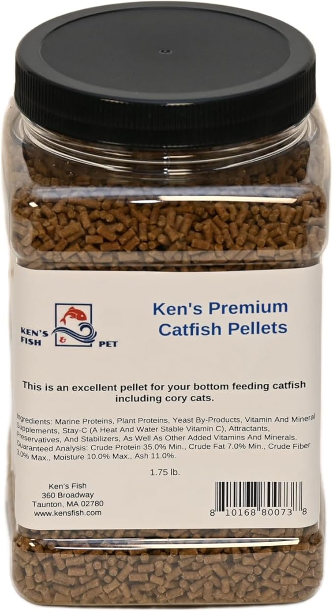 Premium Catfish Pellets 1.75 lb. Jar
