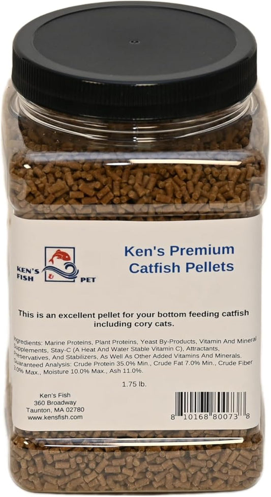 Premium Catfish Pellets 1.75 lb. Jar
