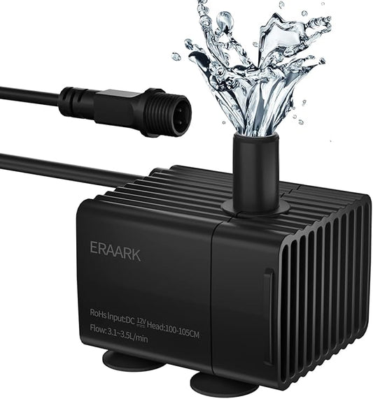 ERAARK Replaced Ultra Quiet 50GPH Water Pump 190 L/H 1W for ERAARK Aquarium Smart Fish Tank
