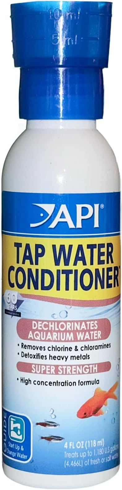 API TAP WATER CONDITIONER Aquarium Water Conditioner 4-Ounce Bottle, TAP WATER COND. 4 OZ