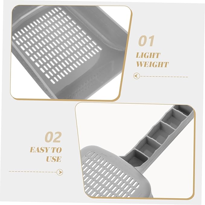 Aquarium Sand Scoop Tool for Fish Tank Cleaning Gray Sediment Removal Shovel Resistant Design for Easy Aquarium Maintenance