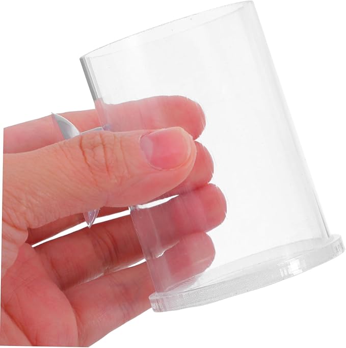 UPKOCH Aquarium Feeding Tool Acrylic Fish Feeder with Cup for Guppies and Shrimp Semi-Automatic Feeding for Home Office and Hotel Fish Tanks