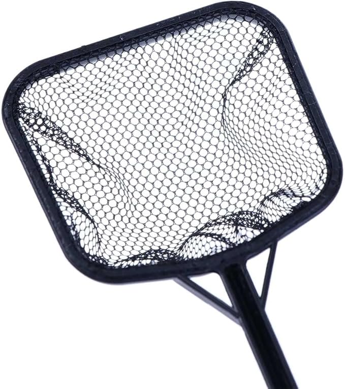 Generic Aquarium Fish Net Lightweight Nylon Fish Tank Fishing Net Square Fish Tank Net Plastic Fish Tank Catching Cleaning Mesh Tool, AM17CD0BNKSUS