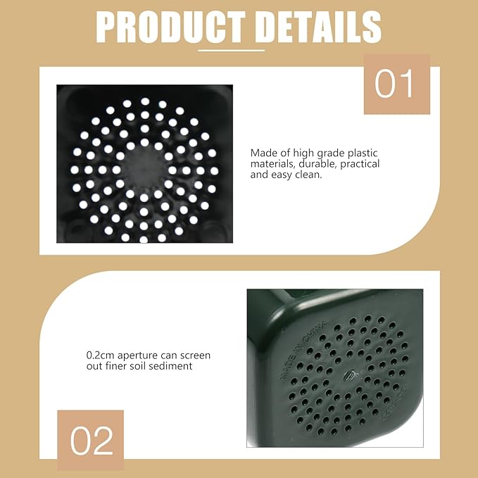 Plastic Fish Tank Shovel and Aquarium Sand Cleaner, Plastic Material, Multi-Function Sediment Removal Tool for Freshwater Aquatic Plants and Gravel Cleaning