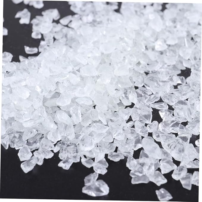 PRETYZOOM 2pcs Glass Sand Decorative Eco Sand for Micro Landscape Fish Tank and Vases for Aquariums and Craft Projects