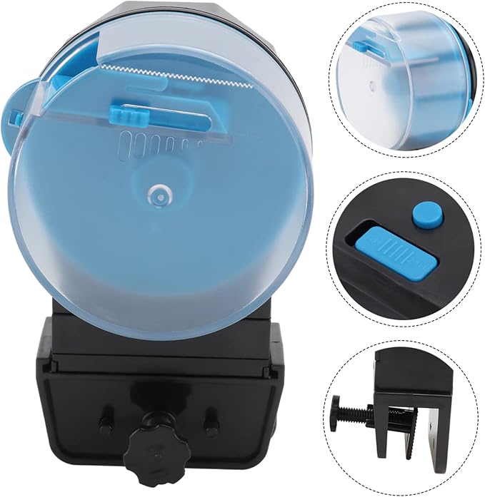 TOYANDONA 1set Automatic Fish Feeder Intelligent Turtle Feeding Device for Fish Tanks Dispenser Easy to Clean Feeding Accessories for Aquatic Pets