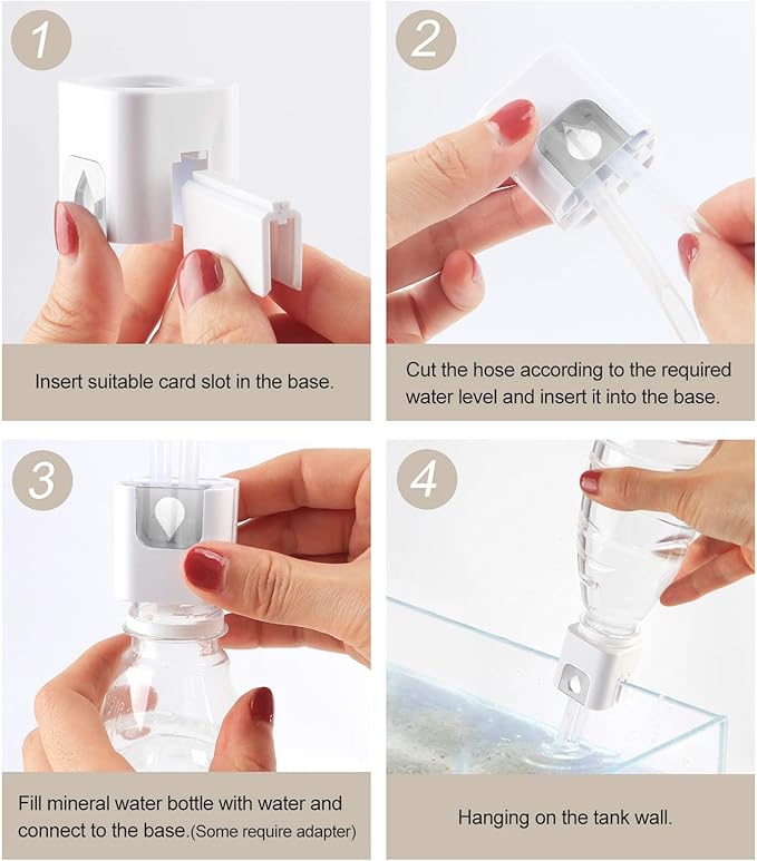 Aquarium Auto Top Off System Water Filler Compensator White, 1pcs