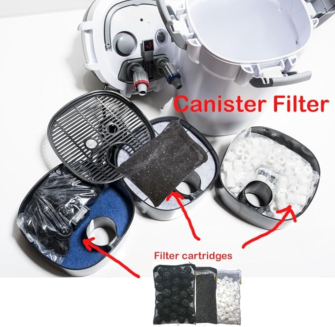 6 Lbs Activated Carbon Charcoal in 6 Media Bags for Aquarium Fish Tank Pond Pellets Canister Air Filter AC x6