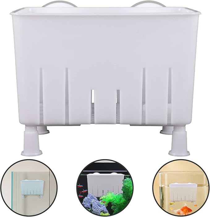 Ipetboom 1set Fish Breeder Box Tortoise Isolation Container Fish Hatching Box Feeding Trough Multi-Functional Aquarium Breeding