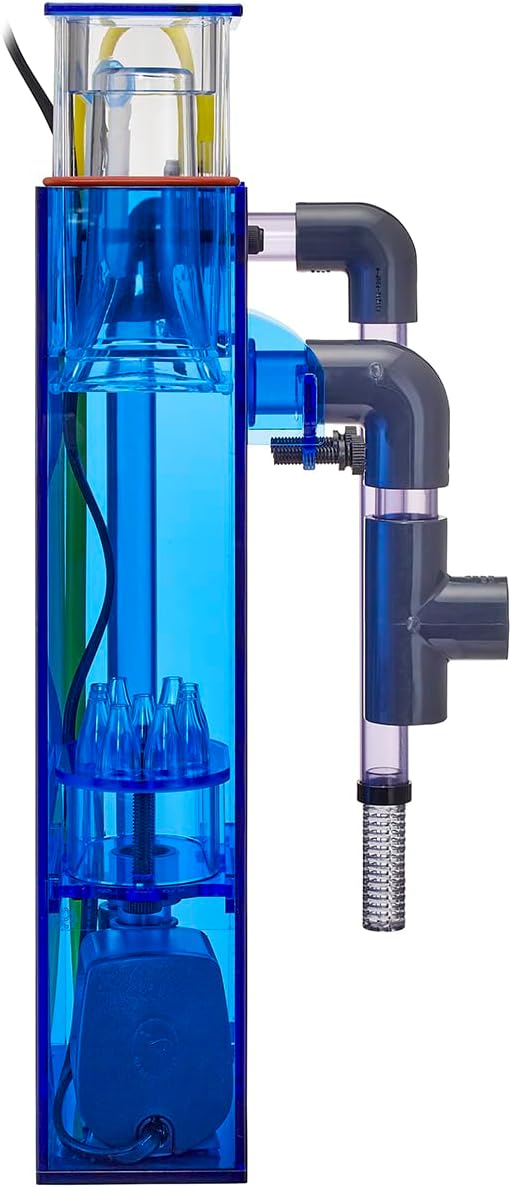 AquaReady Hang On Back Protein Skimmer for Saltwater Aquariums HOB-1.5, Up to 75 Gallon Fish Tank Filtration, Hang On External, Adjustable, Ultra Quiet Pinwheel Pump
