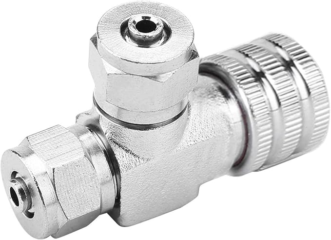Zerodis Carbon Dioxide Refiner, CO2 Regulator Needle Check Valve Bubble Counter Carbon Dioxide Atomiser for Aquarium Plants Fish (02#)